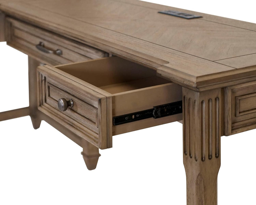Light Brown Wood Writing Desk D12891