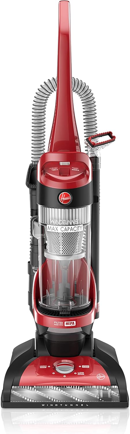 Red Upright Vacuum Cleaner with HEPA Media Filtration R1200