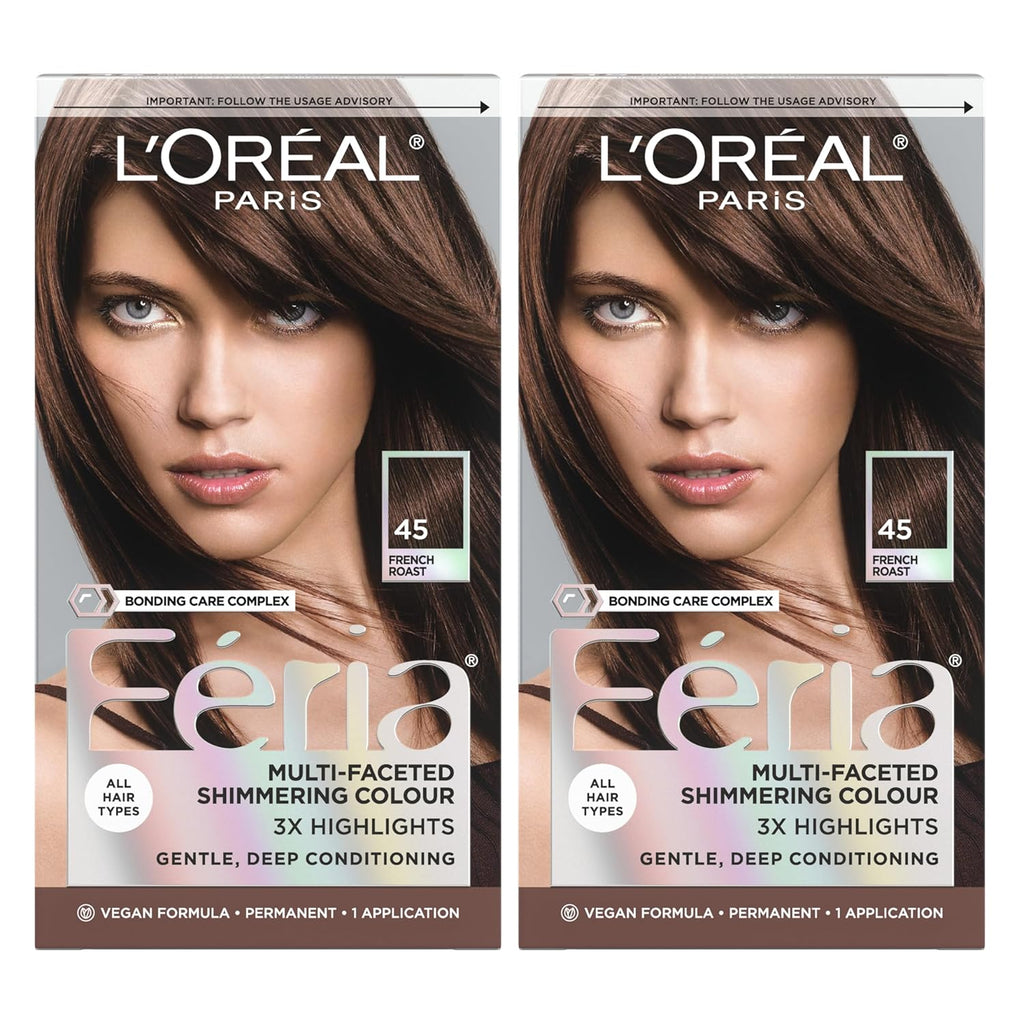 Pack of 2 Permanent Hair Color, French Roast K3194