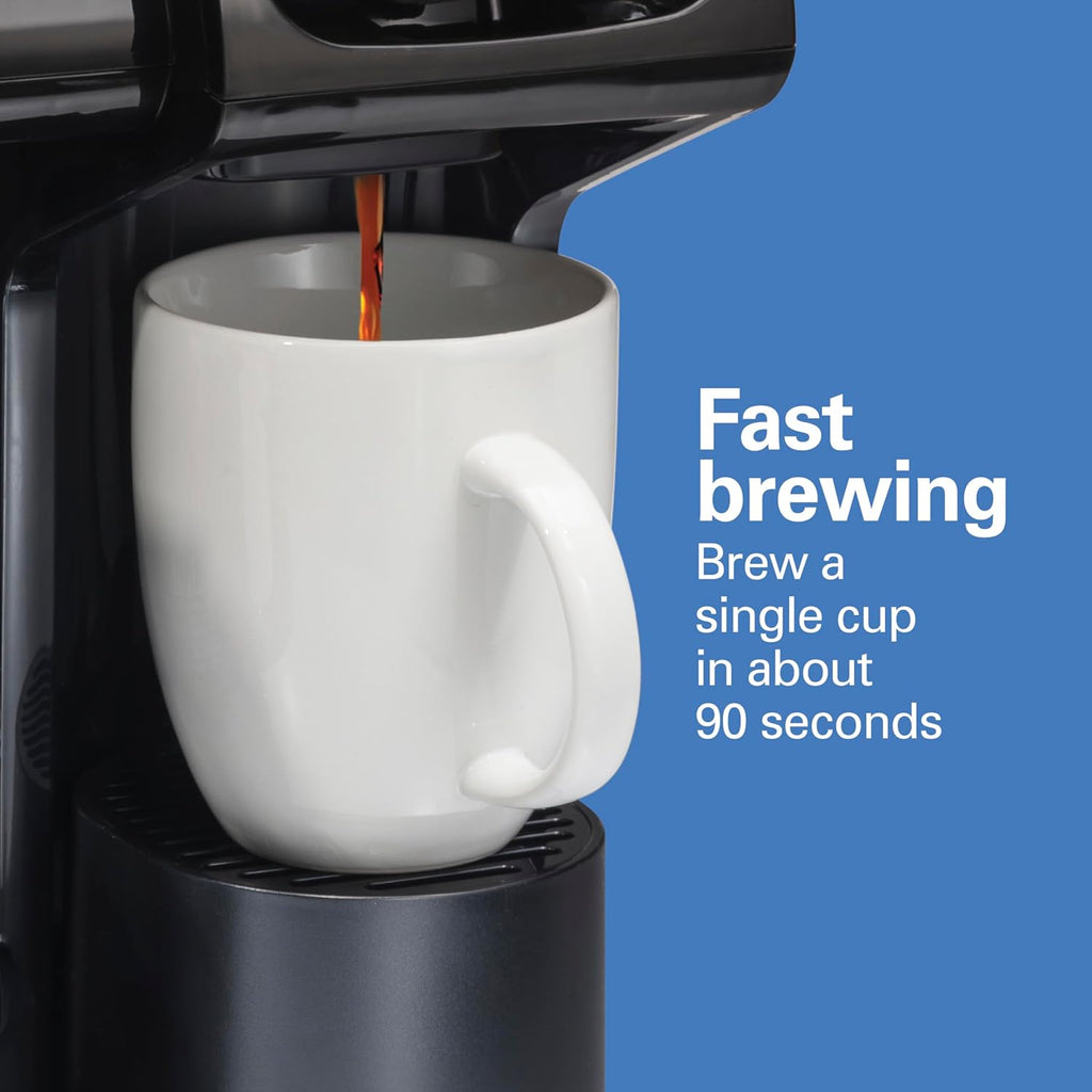 12c Coffee Maker, Single Serve & 12 Cup, Compatible with K-Cup Pods or Grounds K193