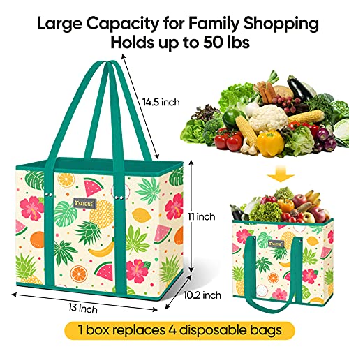 3Pk Reusable Grocery Bags (Gray) N6917