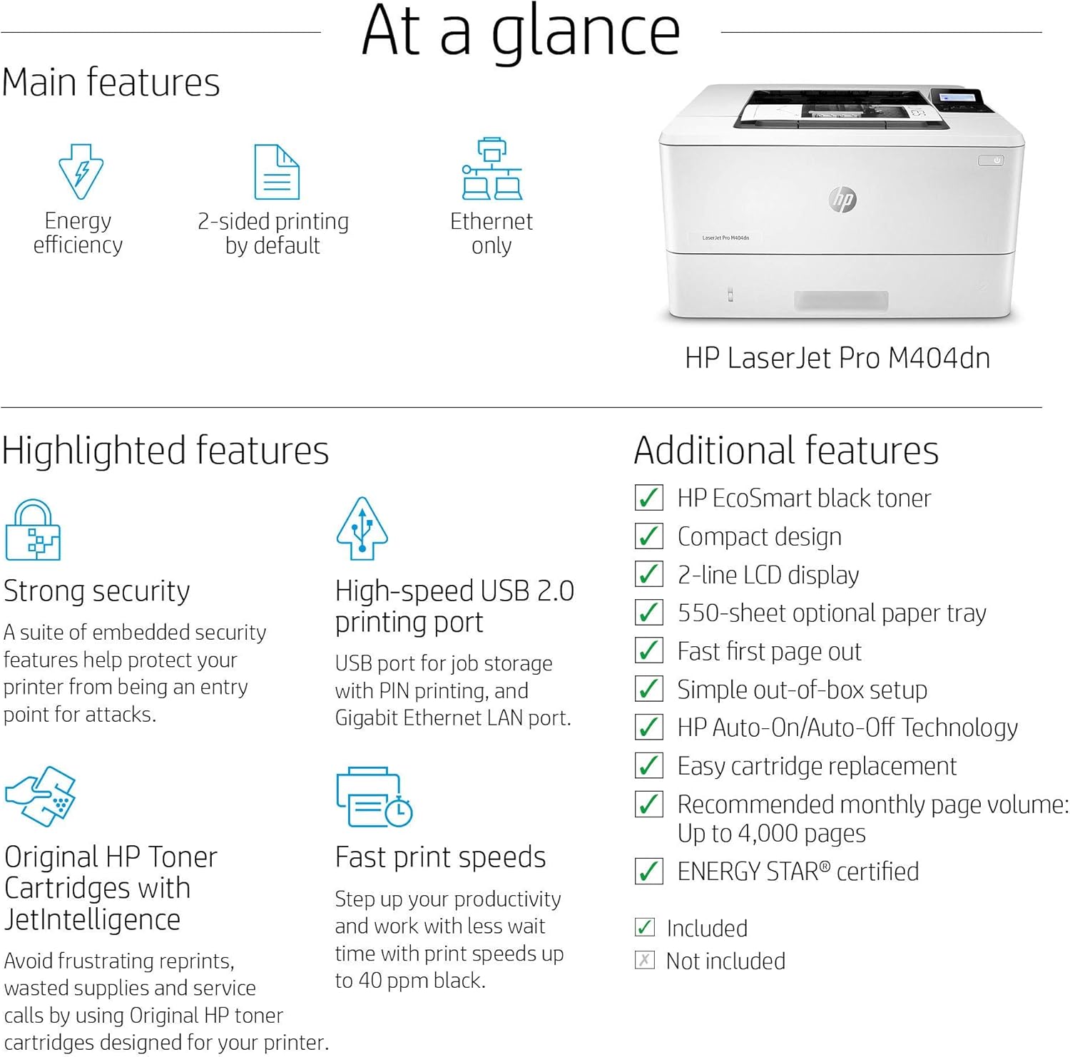 Monochrome Laser Printer with Double-Sided Printing T703