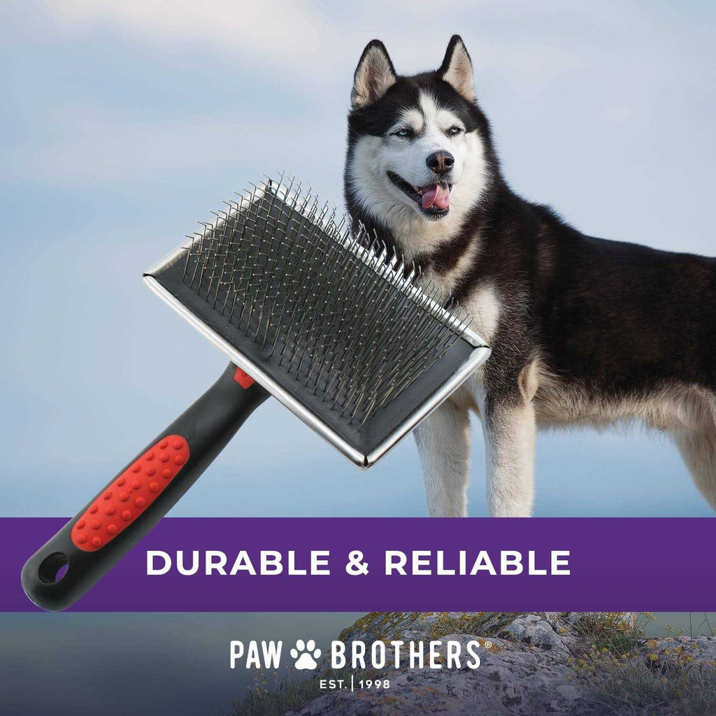 Extra Long Pin Flat Slicker Brush for Dogs T45611