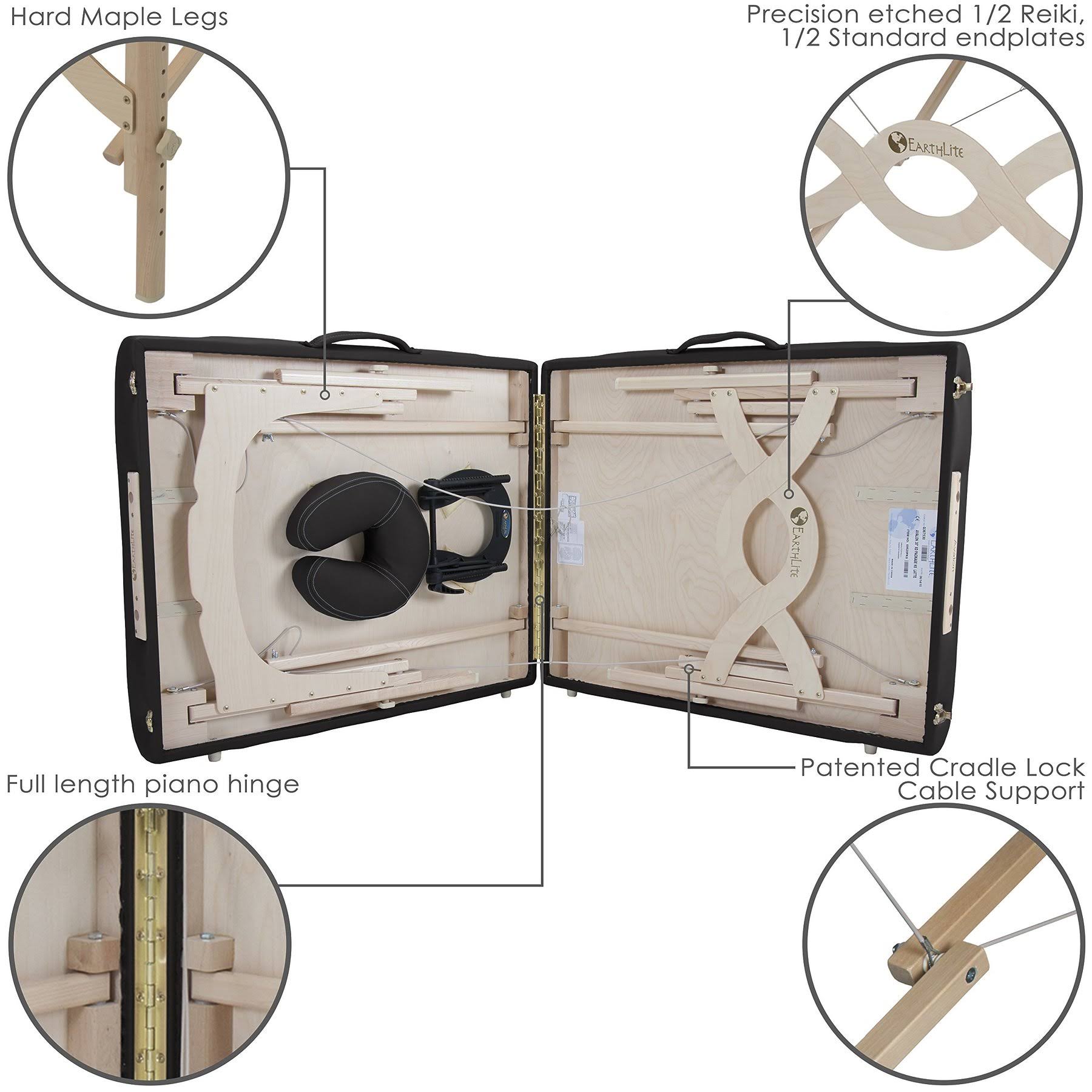 Black Portable Massage Table Package U77072
