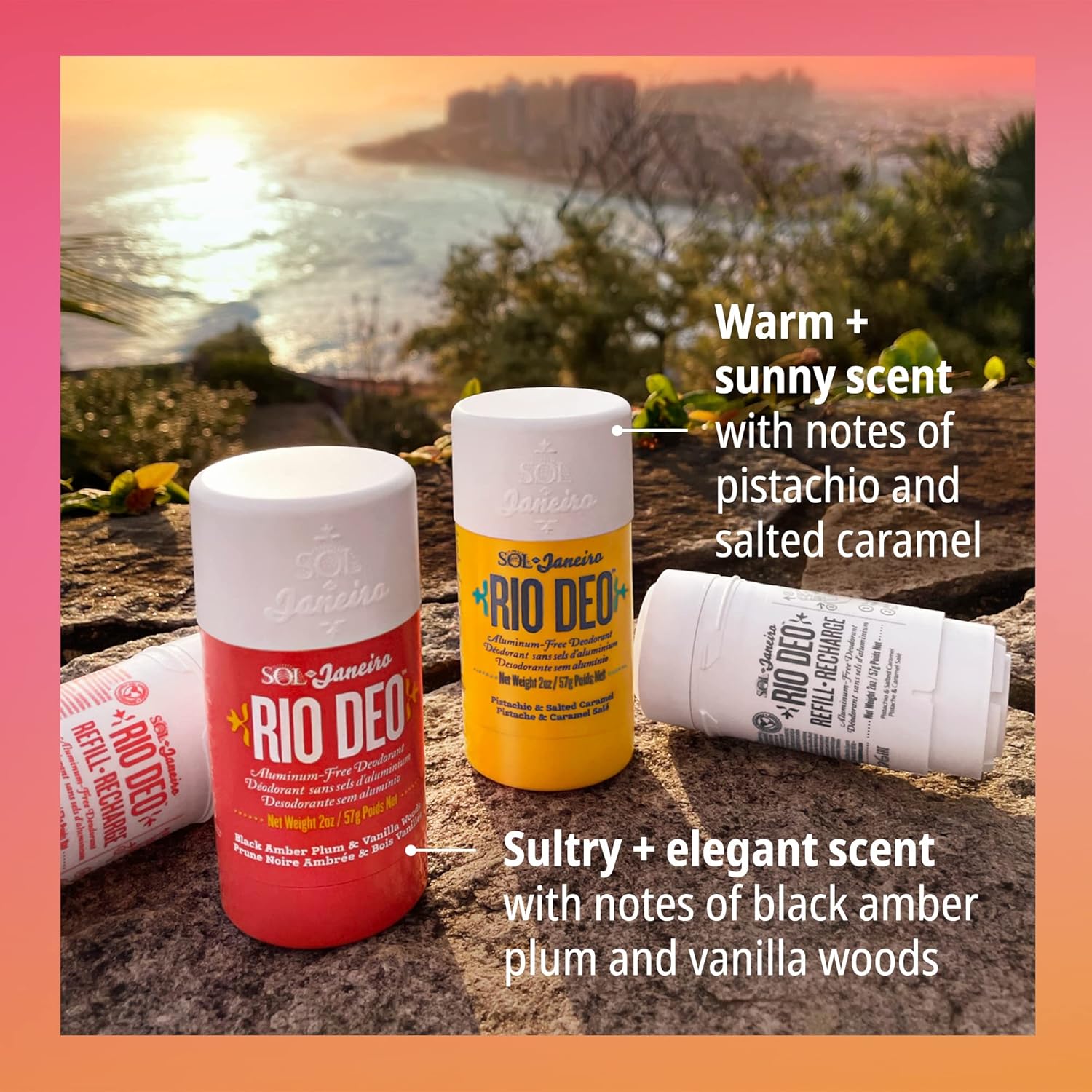 Refillable Aluminum-Free Deodorant Z13846