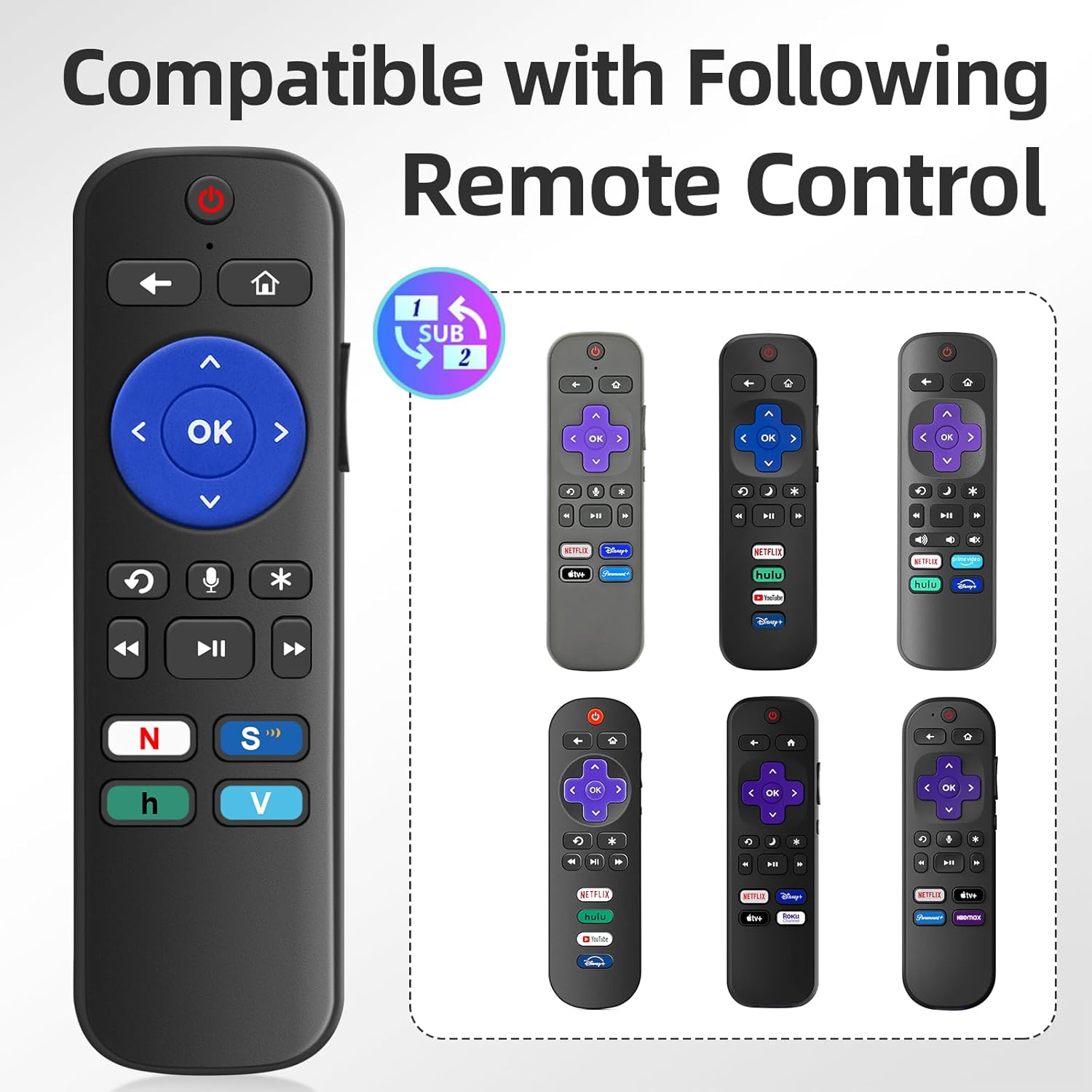 Roku Remote Control K856