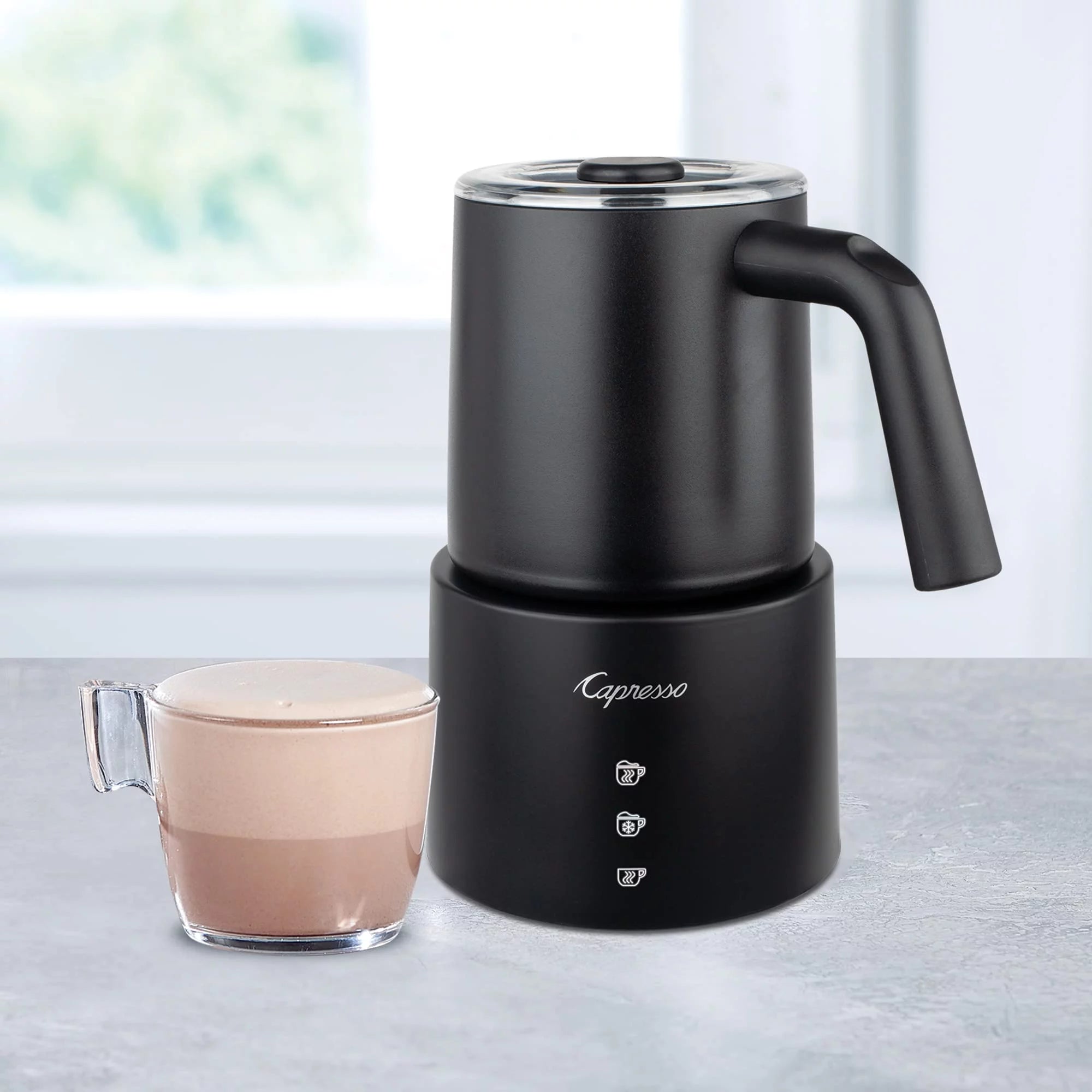 Automatic Milk Frother & Hot Chocolate Maker with BPA Free Pitcher E7336
