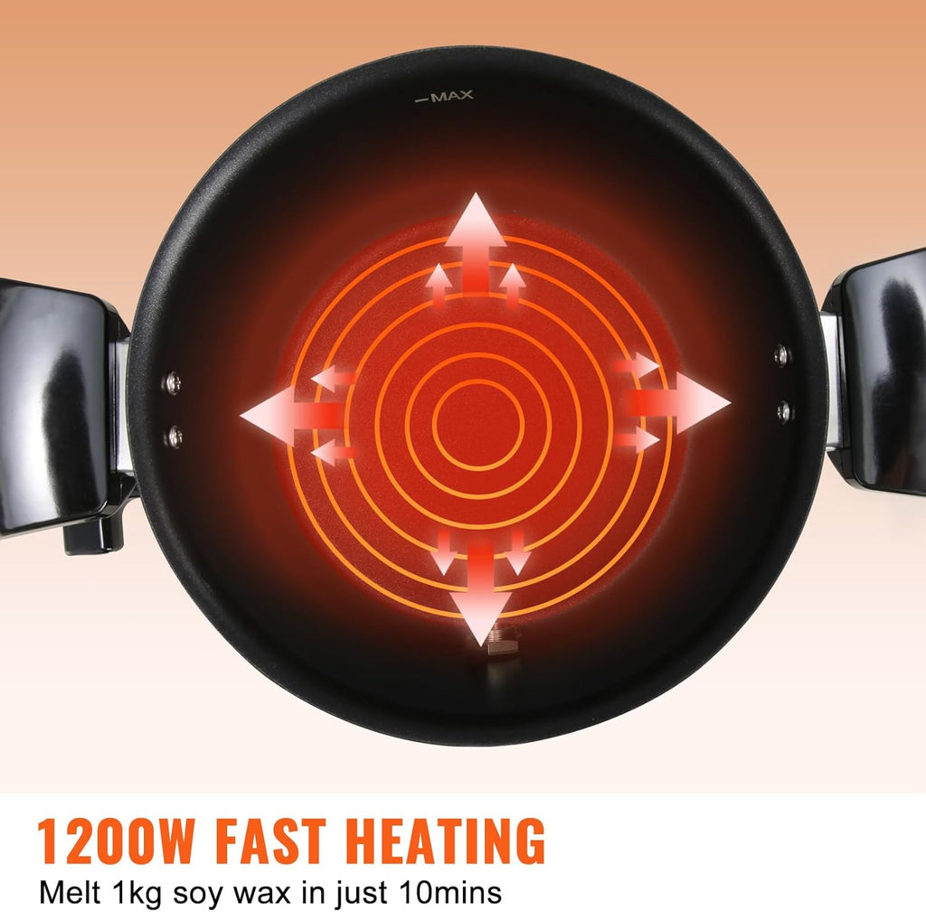 5 Liter Electric Wax Melting Pot with Temperature Control U15732