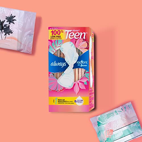 42 Count Regular Absorbency Feminine Pads with Wings L42315