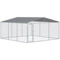 Heavy Duty Galvanized Steel Dog Kennel Playpen with Waterproof Cover V64808