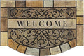 24"x36" Heavy-Duty Outdoor Door Mat with Non-Slip Rubber Backing P8591