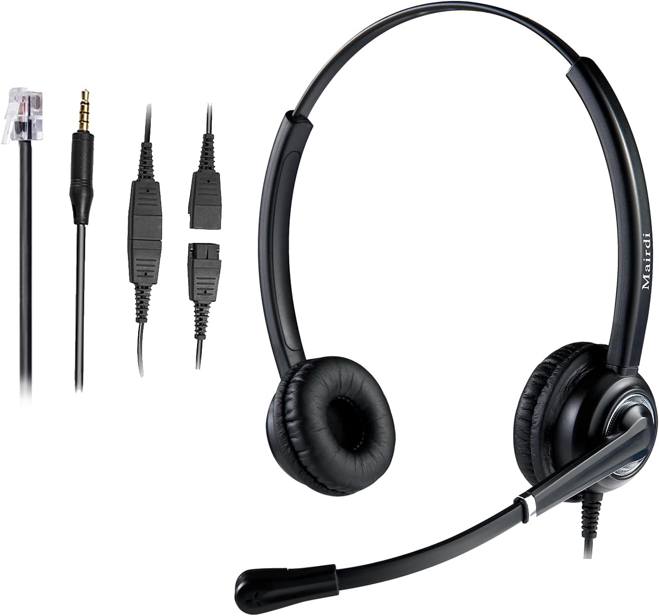 Binaural Telephone Headset with Noise Cancelling Microphone H933