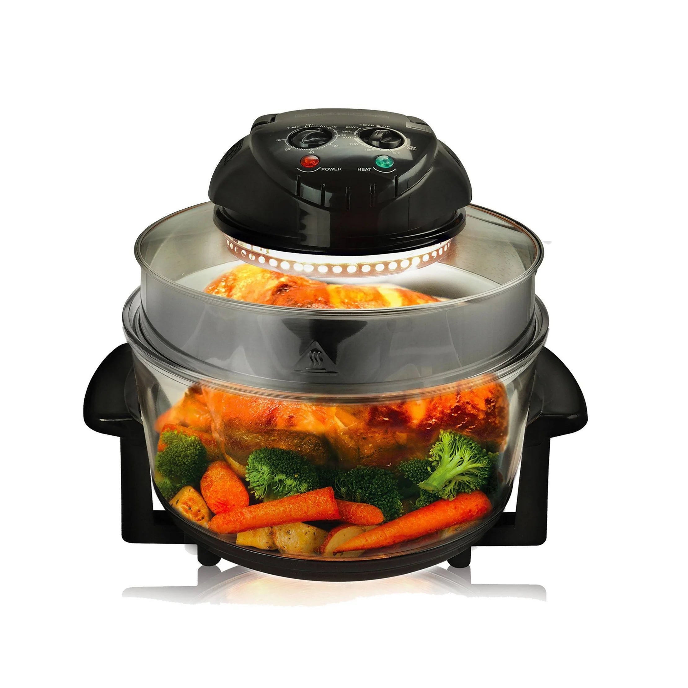 Black Countertop Air Fryer Oven Q7382
