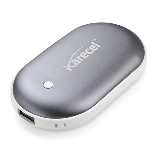 Rechargeable Hand Warmer 5200mAh Double-Sided Electric Hand Warmer Power Bank O5653