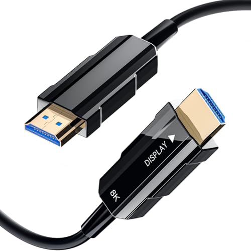 8K Fiber Optic HDMI Cable 50ft G419