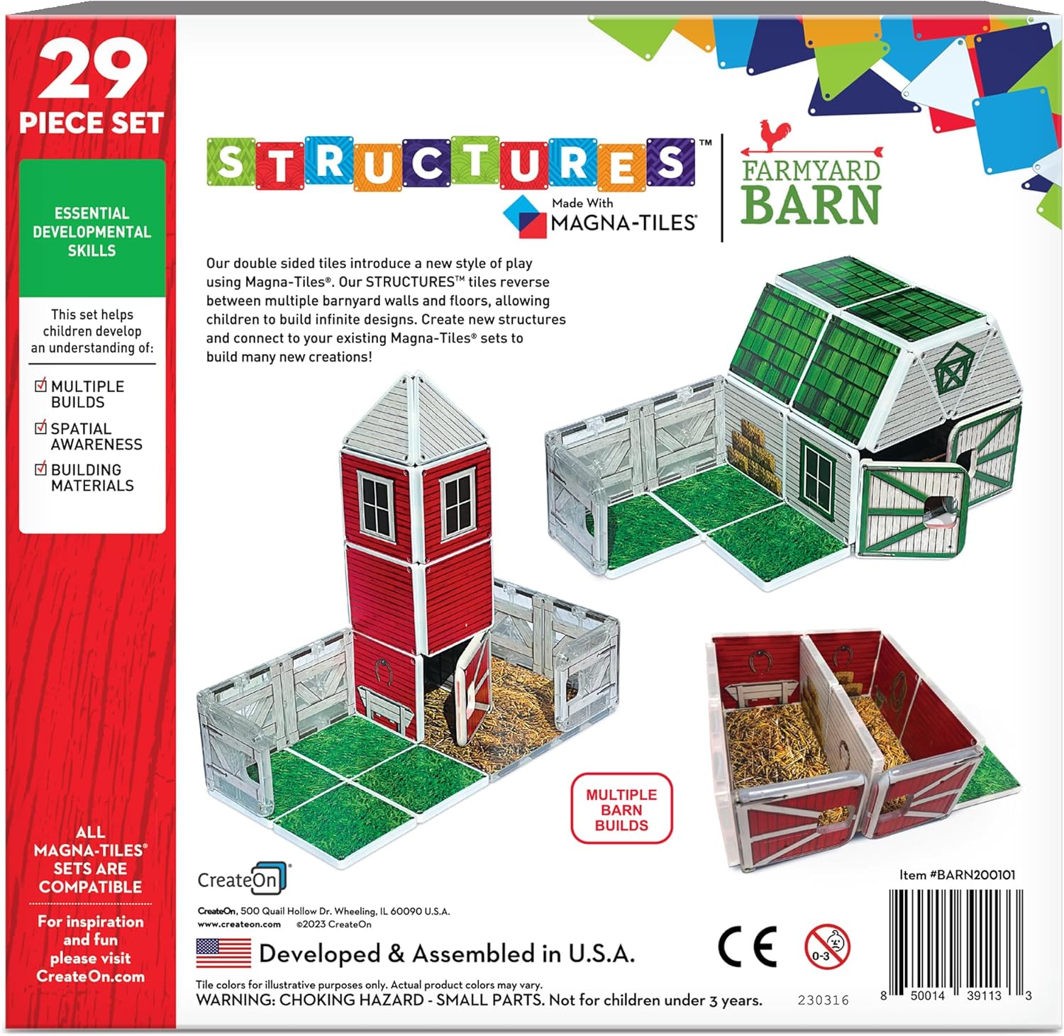 29 Piece Magnetic Building Tile Set R498877