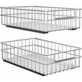 2 Packs Stainless Steel Slide Out Drawers M590344
