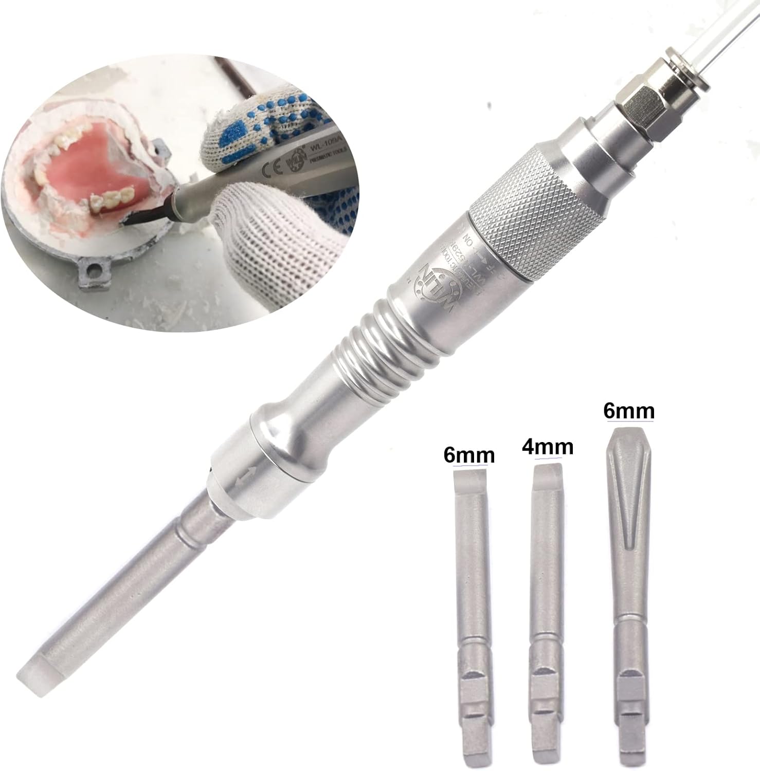 3pcs Pneumatic Scaler Chisel Set E46005
