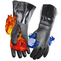 Insulated Heat Resistant Black Neoprene Glove F220