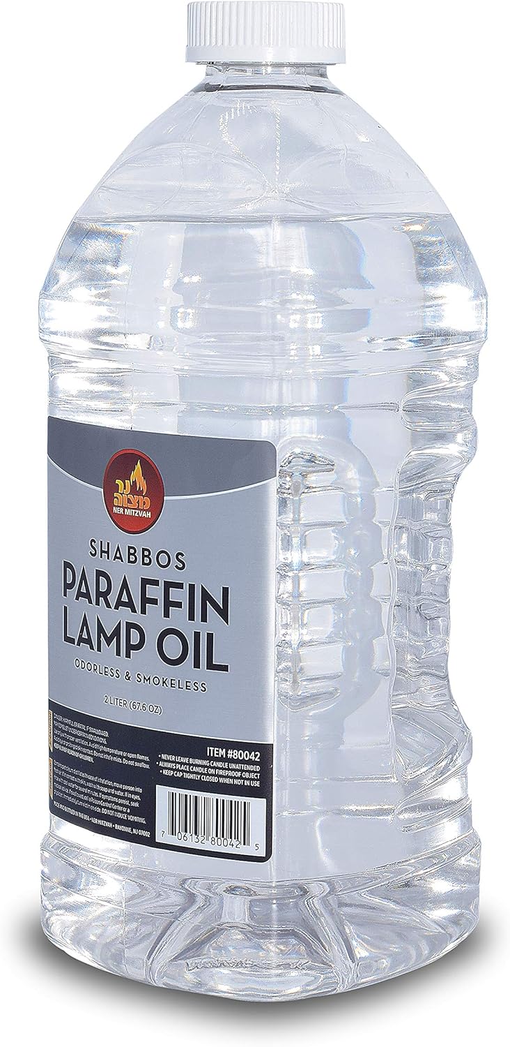 Clear Smokeless Odorless Paraffin Lamp Oil - 2 Liter (67.6 oz) A89384