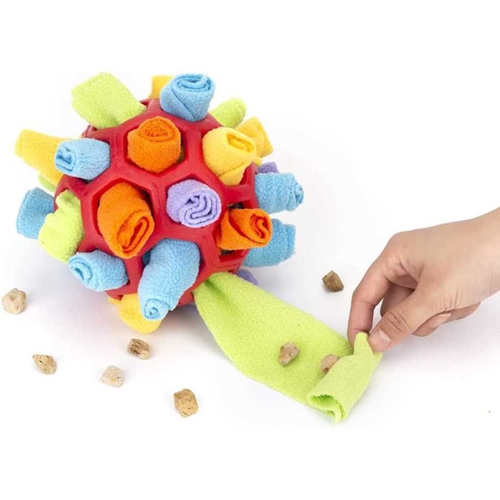 Interactive Dog Puzzle Toy Snuffle Ball Slow Feeder N48747