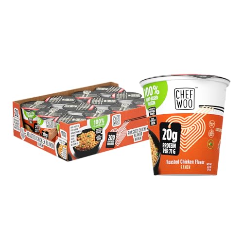 12 PACK Vegan Roasted Chicken Ramen Cup Noodles U65440