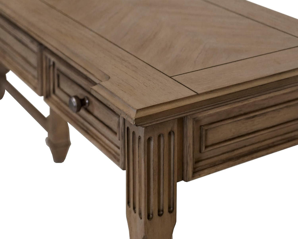 Light Brown Wood Writing Desk D12891