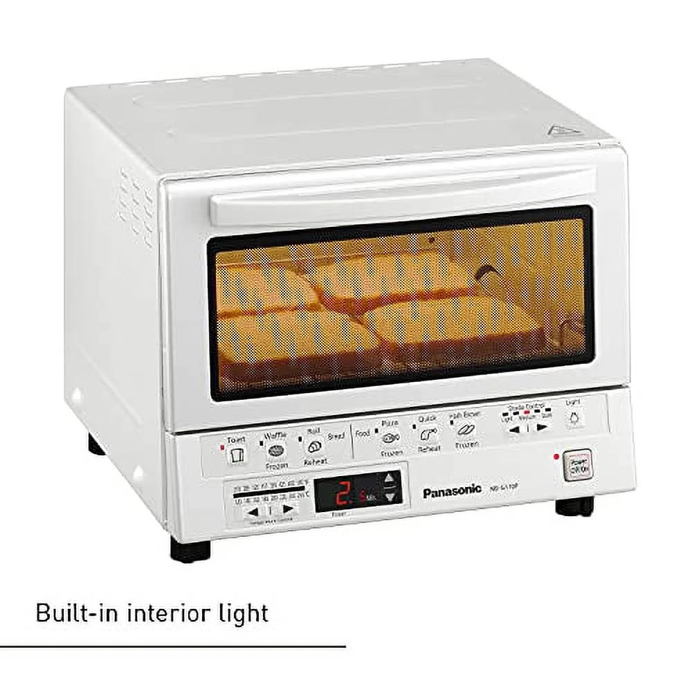 White 4-Slice Toaster Oven with 9-Inch Baking Tray W7632