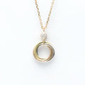 18K Pink Gold, White Gold, Yellow Gold Diamond Pendant Necklace M818163
