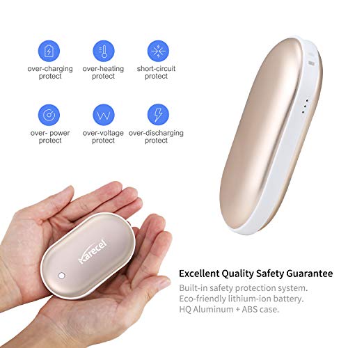 Rechargeable Hand Warmer 5200mAh Double-Sided Electric Hand Warmer Power Bank O5653
