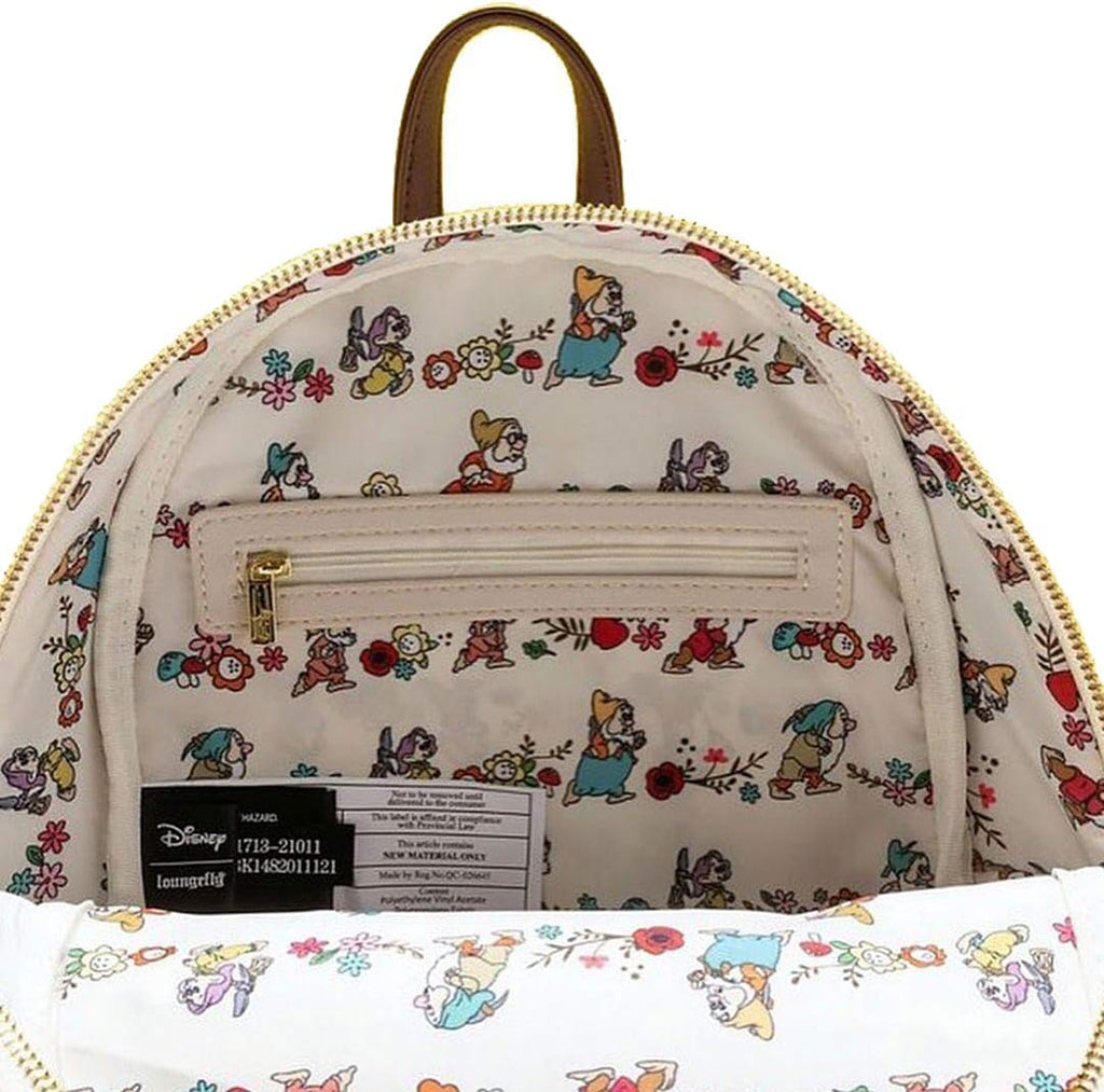 Disney Snow White and Seven Dwarfs Multi Scene Double Strap Shoulder Bag T428