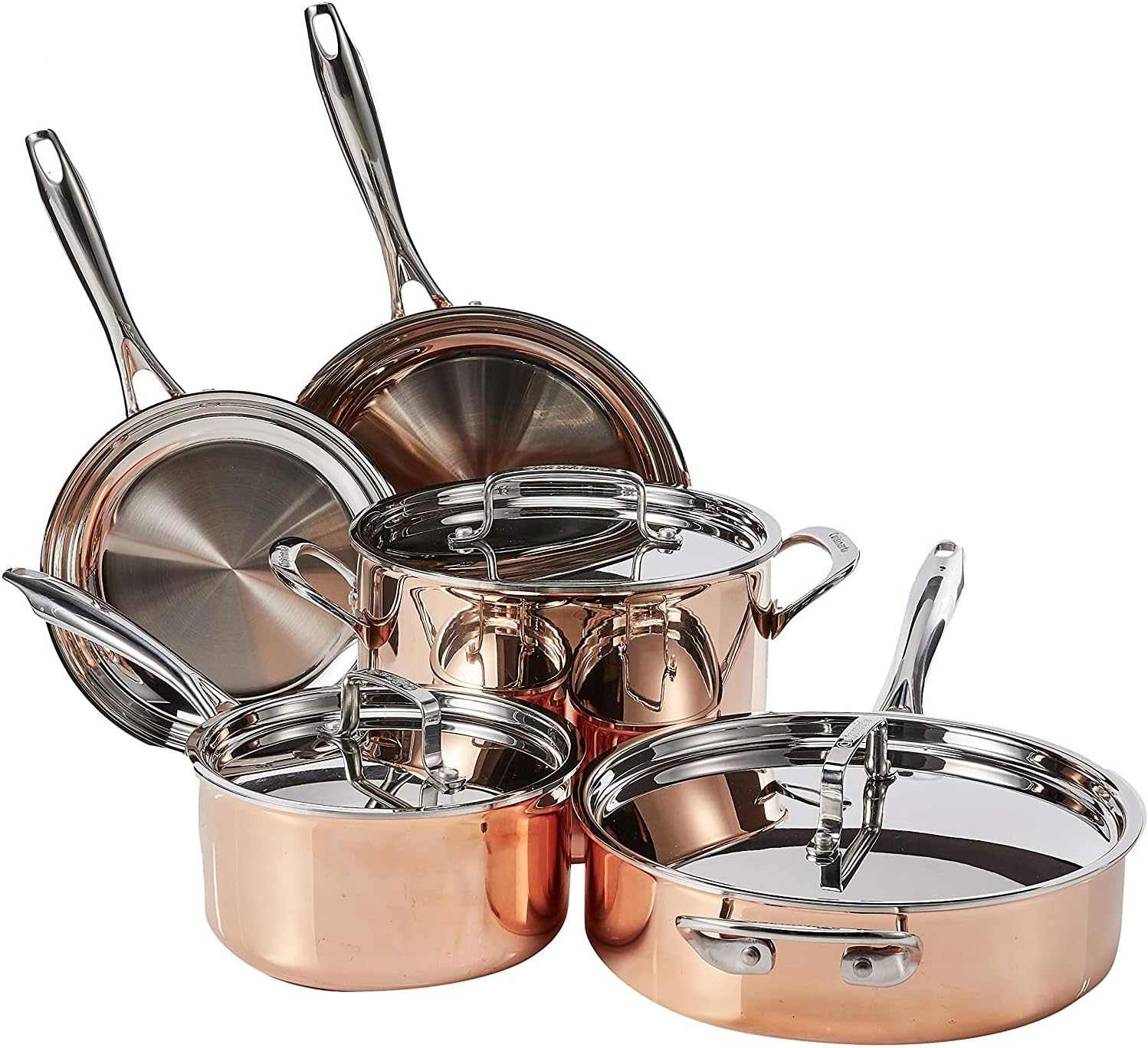 Copper Collection Cookware Set V483