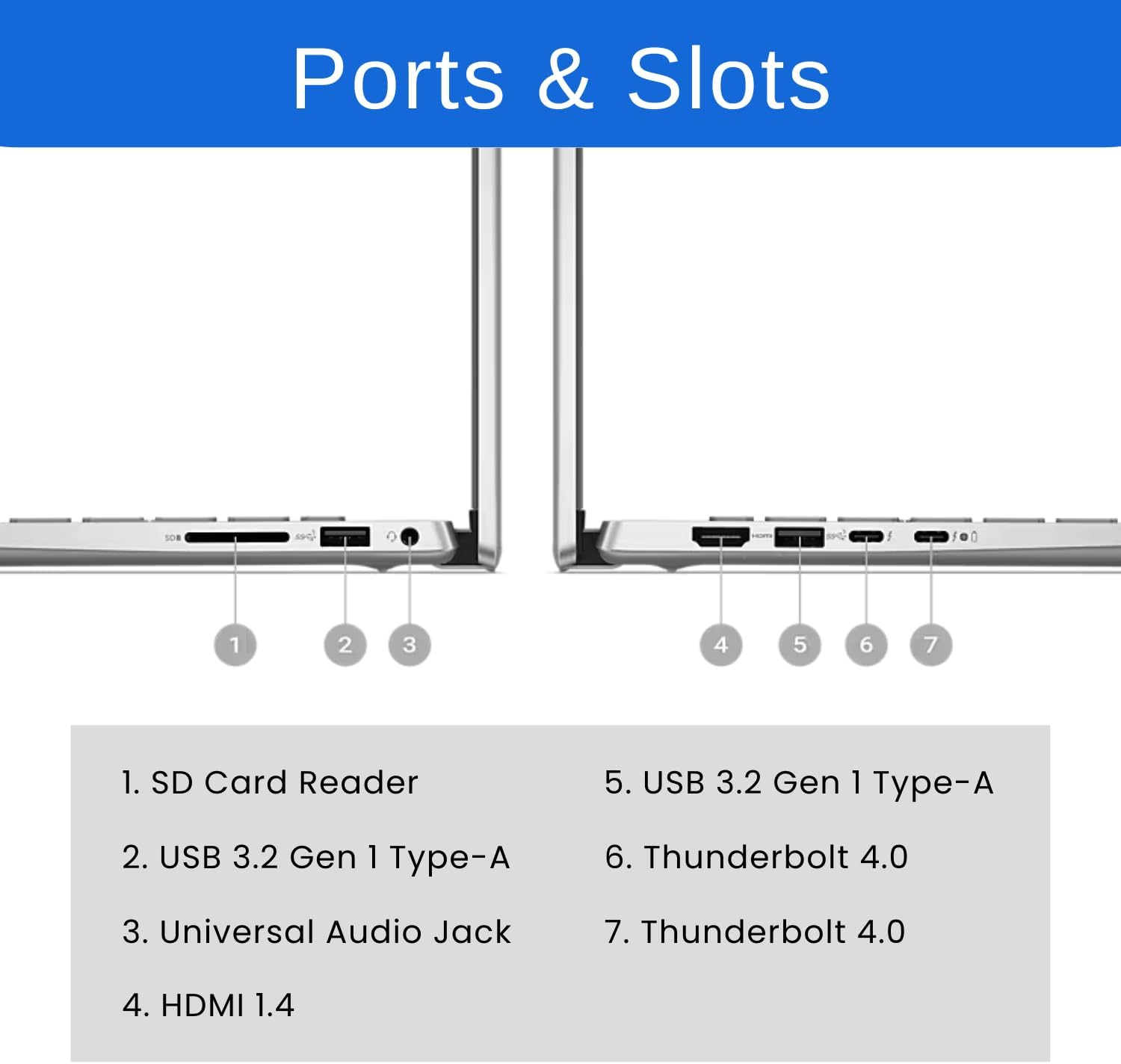 16" 2-in-1 Laptop, FHD+ Touchscreen, Intel Core i7-1360P, 16GB DDR5 RAM, 2TB PCIe SSD, Silver U7907
