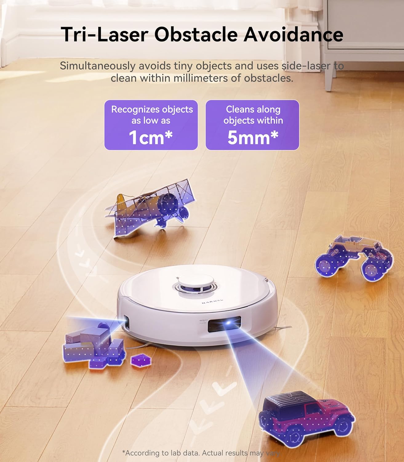 8200 Pa Robot Vacuum and Mop Combo with Dust Bags G197
