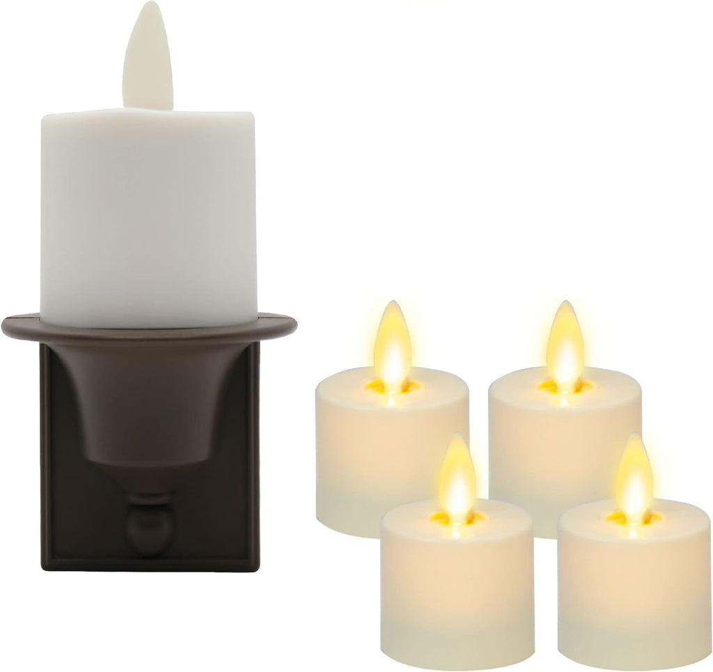 Set of 4 Flameless LED Tealight Candles G697