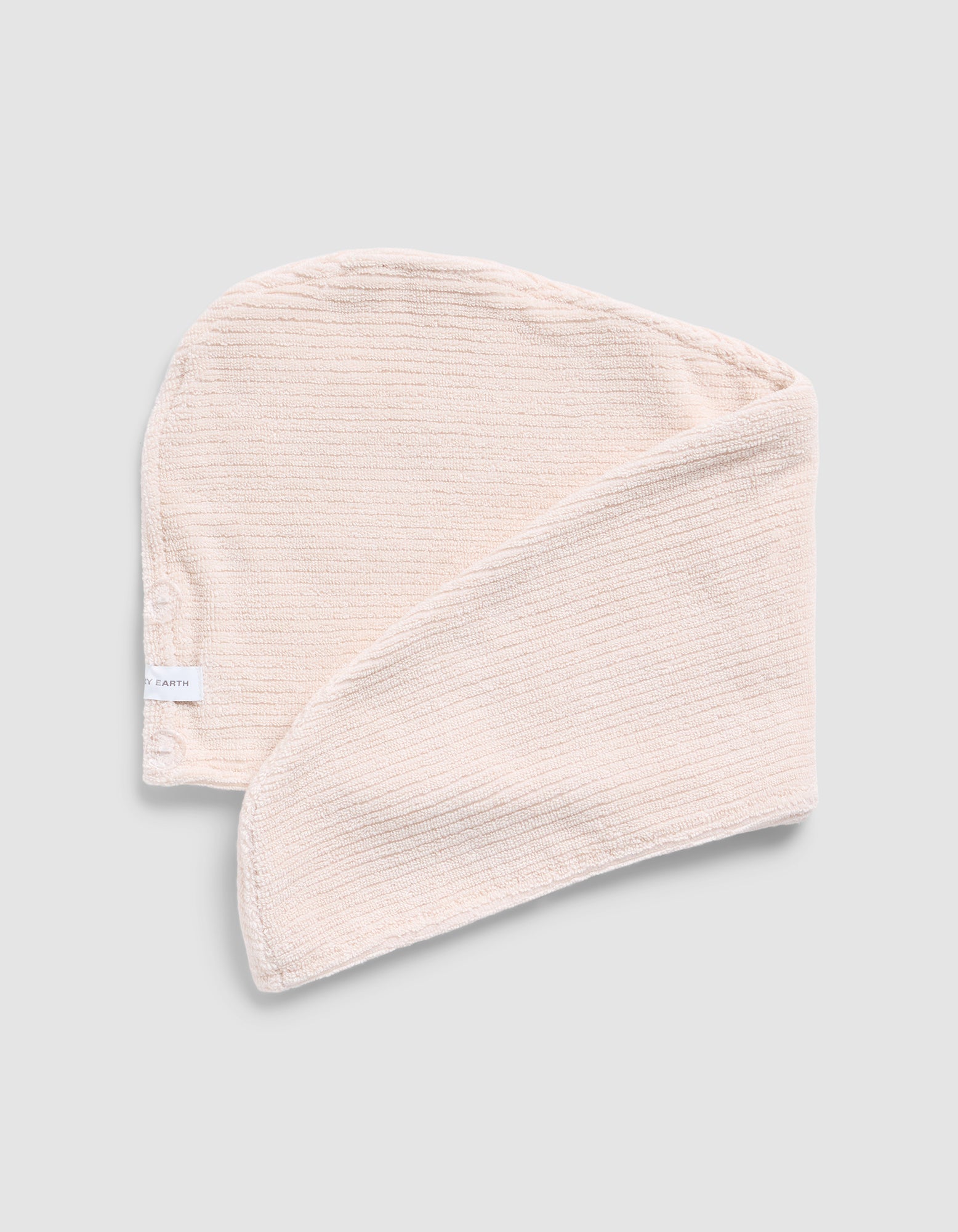 Ribbed Terry Hair Towel