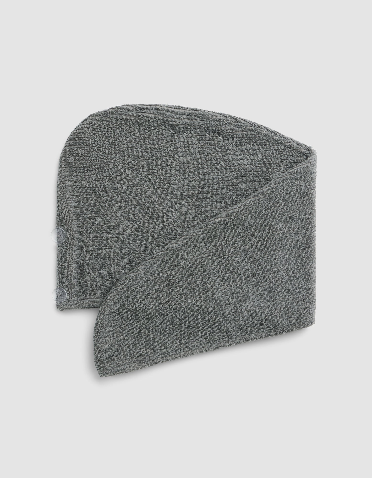 Ribbed Terry Hair Towel