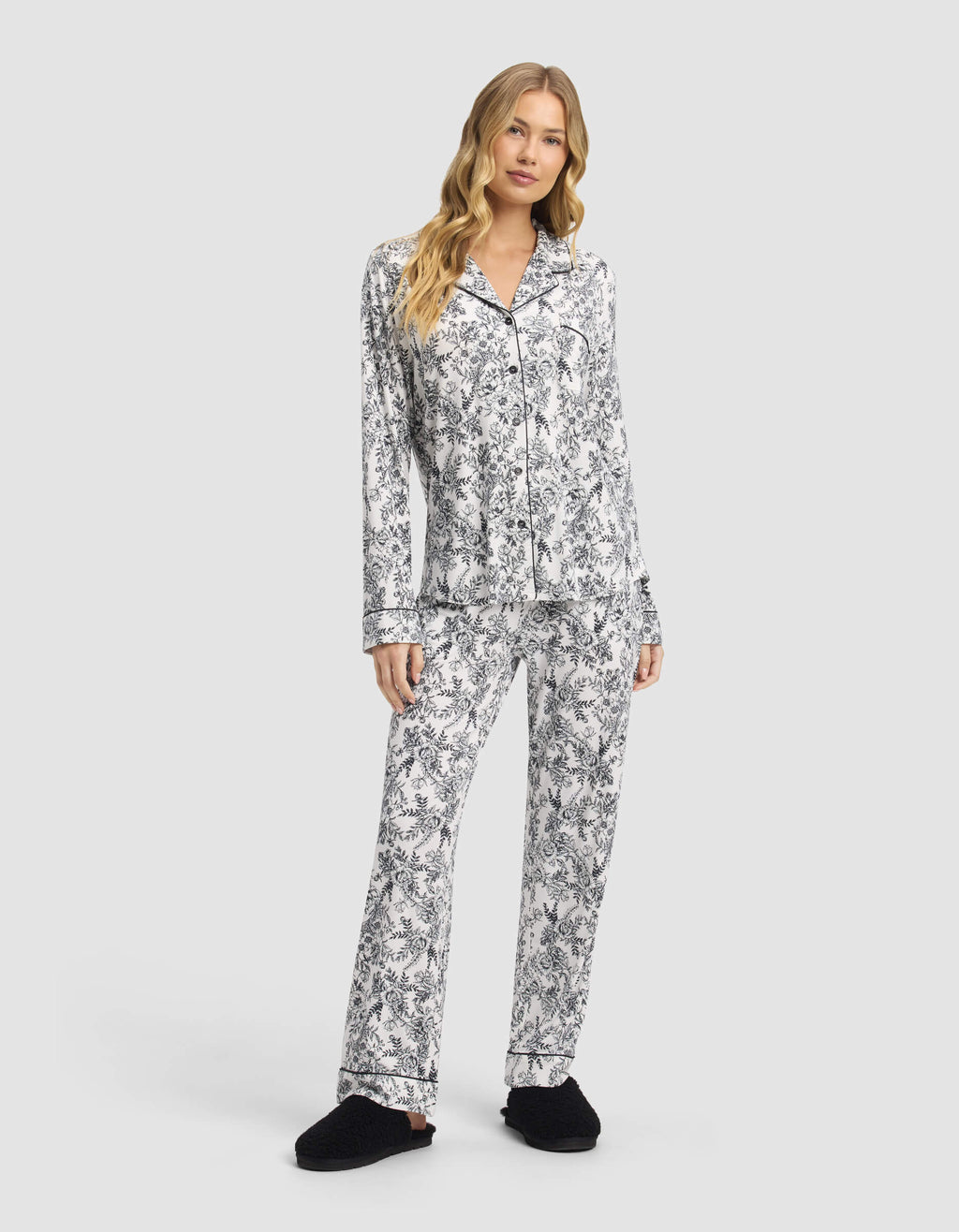 Women's Bamboo Stretch-Knit Long Sleeve Pajama Top - Last Chance