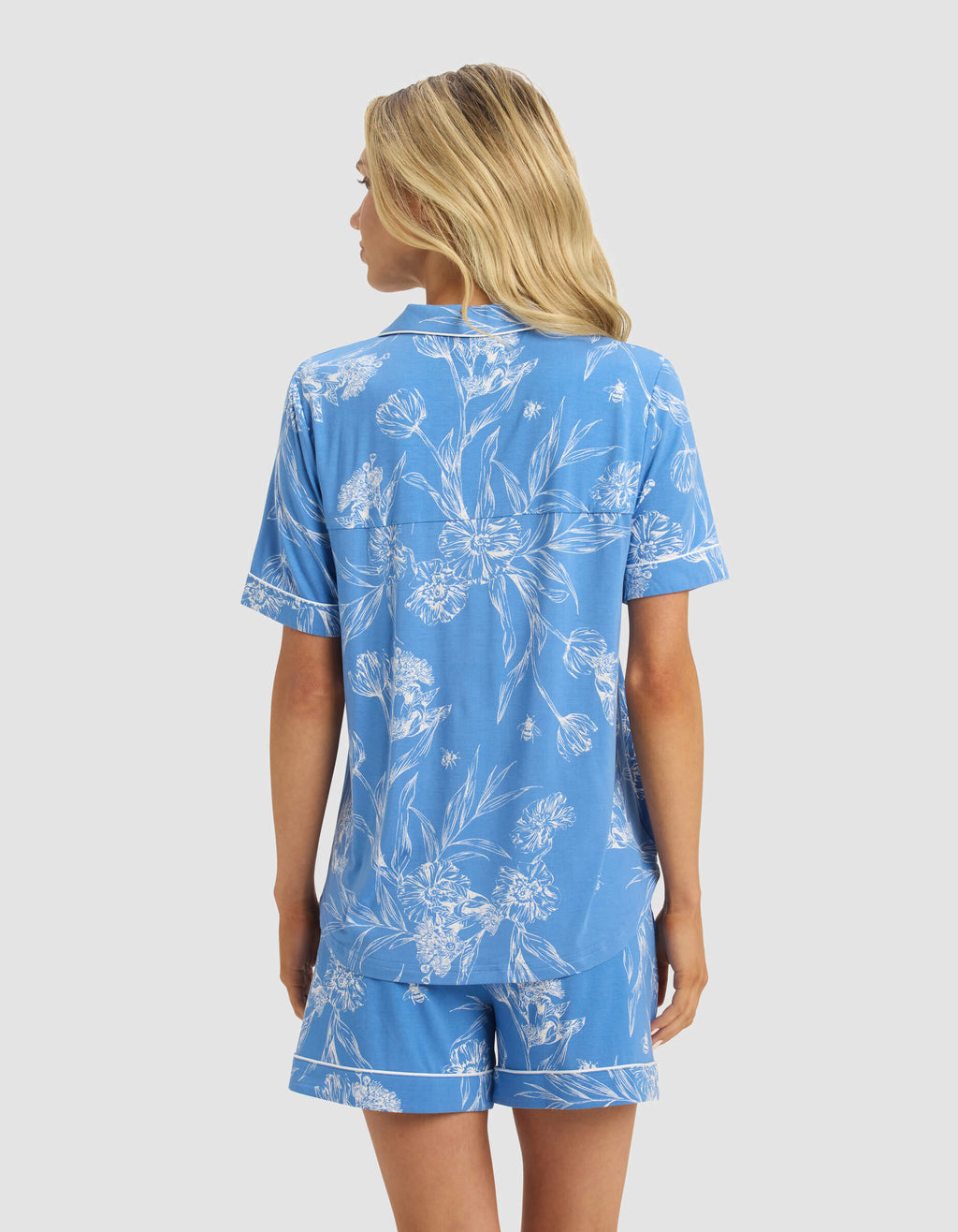 Women's Bamboo Stretch-Knit Short Sleeve Pajama Top - Last Chance
