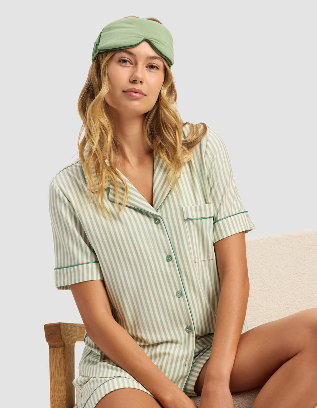 Women's Bamboo Stretch-Knit Short Sleeve Pajama Top - Last Chance